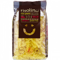 MAKARON RYŻOWY Z KURKUMĄ ŚWIDERKI 300G RISOLINO