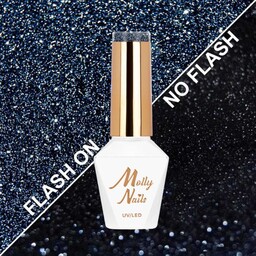 Lakier hybrydowy Molly Nails Duo Flashing Lights Devil