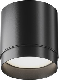 POLAR lampa sufitowa tuba czarna H8.5cm fi8.2cm 12W