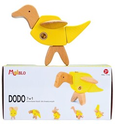 MALBLO Klocki drewniane Eco Dodo 7w1 MAL7745