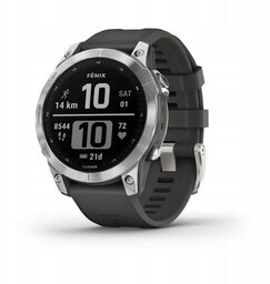 Zegarek sportowy Garmin Fenix 7 srebrny