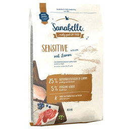 Karma z jagnięciną SANABELLE Sensitive, 10 kg