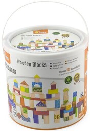 VIGA Klocki drewniane Colorful set 59696