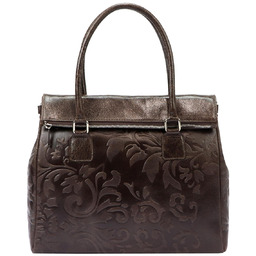 Luka duży kuferek damski torebka do ręki skóra