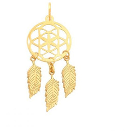 Złota Przywieszka Łapacz Snów 585 0.45 gr Rodium