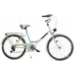 Rower Dallas Składak 24'' 6spd - biały
