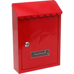 kippen 10005BR skrzynka pocztowa model Iron, kolor czerwony,