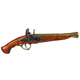 Replika niemiecki pistolet skałkowy Denix model 1260 L