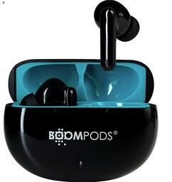 Boompods, Tide Skim TWS Bezprzewodowy zestaw słuchawkowy czarny,