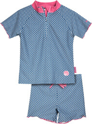 Playshoes Kostium kąpielowy dziewczęcy z ochroną UV (t-shirt