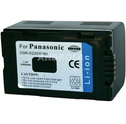 Bateria Panasonic CGR-D220 D16s NV-DS99 2200mAh