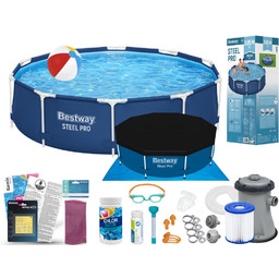 Basen Bestway 305x76 Ogrodowy Stelażowy 56679 16w1