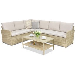 Meble ogrodowe Monaco Corner Garden Point beżowe