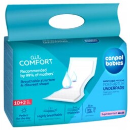 CANPOL BABIES Oddychające podkłady poporodowe 73/003, 12szt.