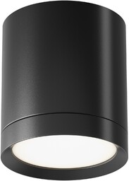 HOOP lampa sufitowa tuba czarna H9.6cm fi8.5cm 12W