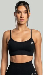 STRIX Biustonosz sportowy Seamless String Black