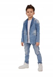 Marynarka jeansowa niebieska All For Kids 104 110