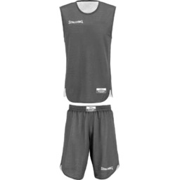 Spalding, Strój koszykarski dziecięcy, szary, rozmiar 128