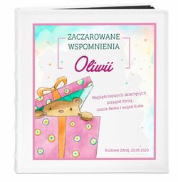 Album na zdjęcia z nadrukiem dla dziewczynki