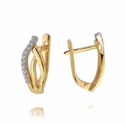 Złote kolczyki N382K