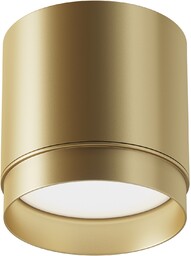 POLAR lampa sufitowa tuba złota mat H8.5cm fi8.2cm