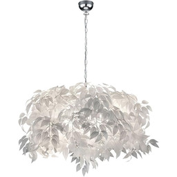 Reality Leuchten Lampa wisząca Leavy R10464001, metal nikiel