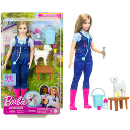 Barbie Weterynarz Kariera Weterynarka na farmie Lalka HRG42