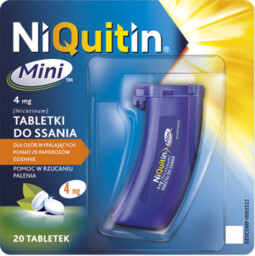 NIQUITIN MINI - 4 mg x 20 tabletek