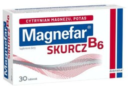 Magnefar B6 Skurcz, 30 tabletek powlekanych