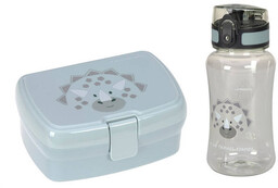 Lassig, Zestaw Lunchbox i tritanowy bidon About Friends