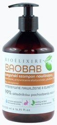 Bioelixire Vegan, szampon nawilżający z baobabem, 500ml