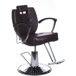Fotel Barberski Hektor Bh-3208 Brązowy