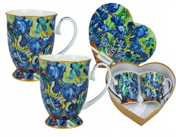 2 porcelanowe kubki w sercu Vincent van Gogh