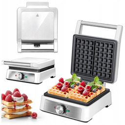 Mocna Gofrownica Waflownica Mpm MGO-41 Duża Moc 1600W