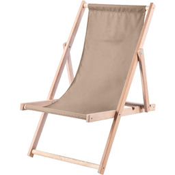 Leżak drewniany Tulon 80 x 63 cm, cappucino