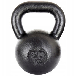 Kettlebell żeliwny odważnik kula kettle 20kg