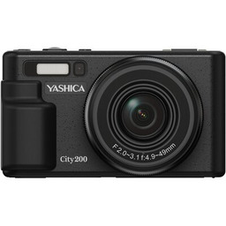 YASHICA Aparat City 200 Czarny 72Mpix, 10-krotny zoom