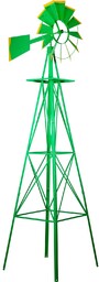 ZIELONY WIATRAK OGRODOWY 245 CM USA-STYLE DEKORACJA