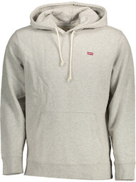 BLUZA LEVIS BEZ ZAMKA MĘSKA SZARA
