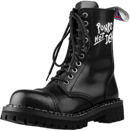 glany STEADY''S - 10 dziurek, czarne / PUNKS