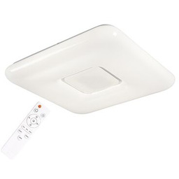 Plafon kwadratowy LYRA 44 x 44 cm biały