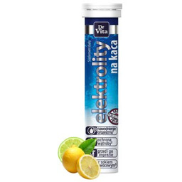 DR VITA Elektrolity Na kaca Cytrynowo-limonkowy (20 tabletek)