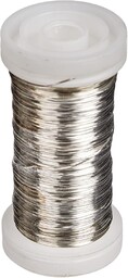 Rayher Hobby Rayher 2402400 srebrny drut z rdzeniem