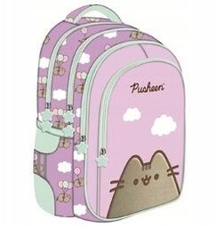 Plecak szkolny wielokomorowy Pusheen St. Majewski fioletowy 22