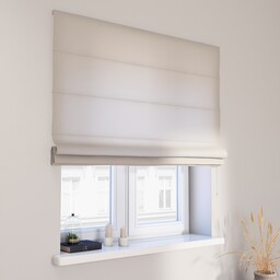 Roleta rzymska Capri, silver(jasnoszary), Cotton Panama