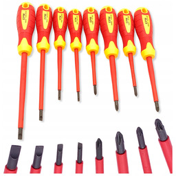 Śrubokręty Wkrętaki dla Elektryka Izolowane 1000V Atest Vde