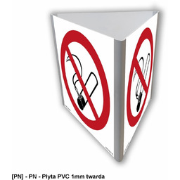 BA801 - Palenie tytoniu zabronione (3D dościenny) 100x100