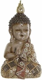 DKD Home Decor Figurka dekoracyjna z żywicy Budda