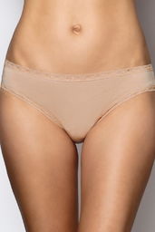 Figi damskie Atlantic Bikini BLP-055 beżowe