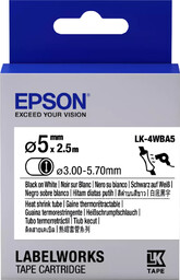 Rurka termokurczliwa Epson HTS LK-4WBA5 9mm x 2,5m